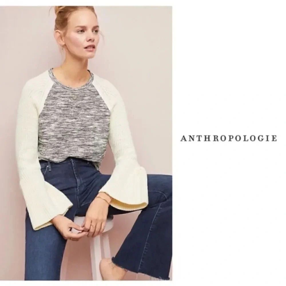 Anthropologie Dolan | Raglan Bell Sleeve Sweater M